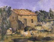 Paul Cezanne Abandoned House near Aix-en-Provence Germany oil painting artist